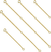 Verlengkettinge in acciaio inossidabile 50 mm 75 mm 100 mm 130 mm 150 mm con chiusure a U per catene per bracciali per gioielli da realizzare autonomamente