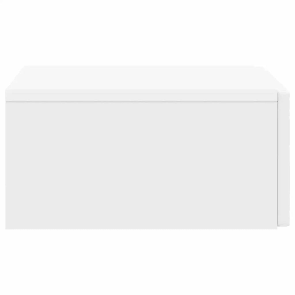 Tavolino da Parete Laterale Bianco 87,5 x 34,5 x 17 cm 898835