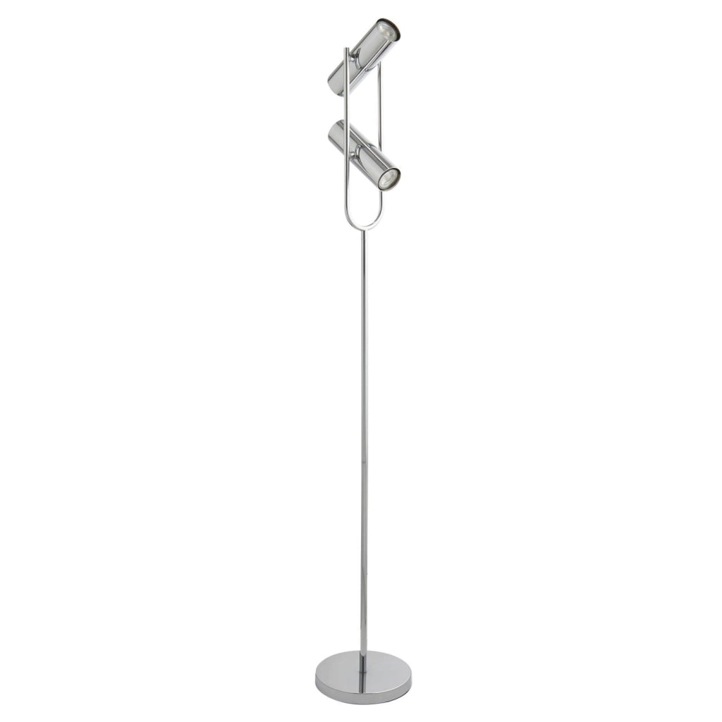Lampada da terra Telescope 2Lt - Metallo cromato