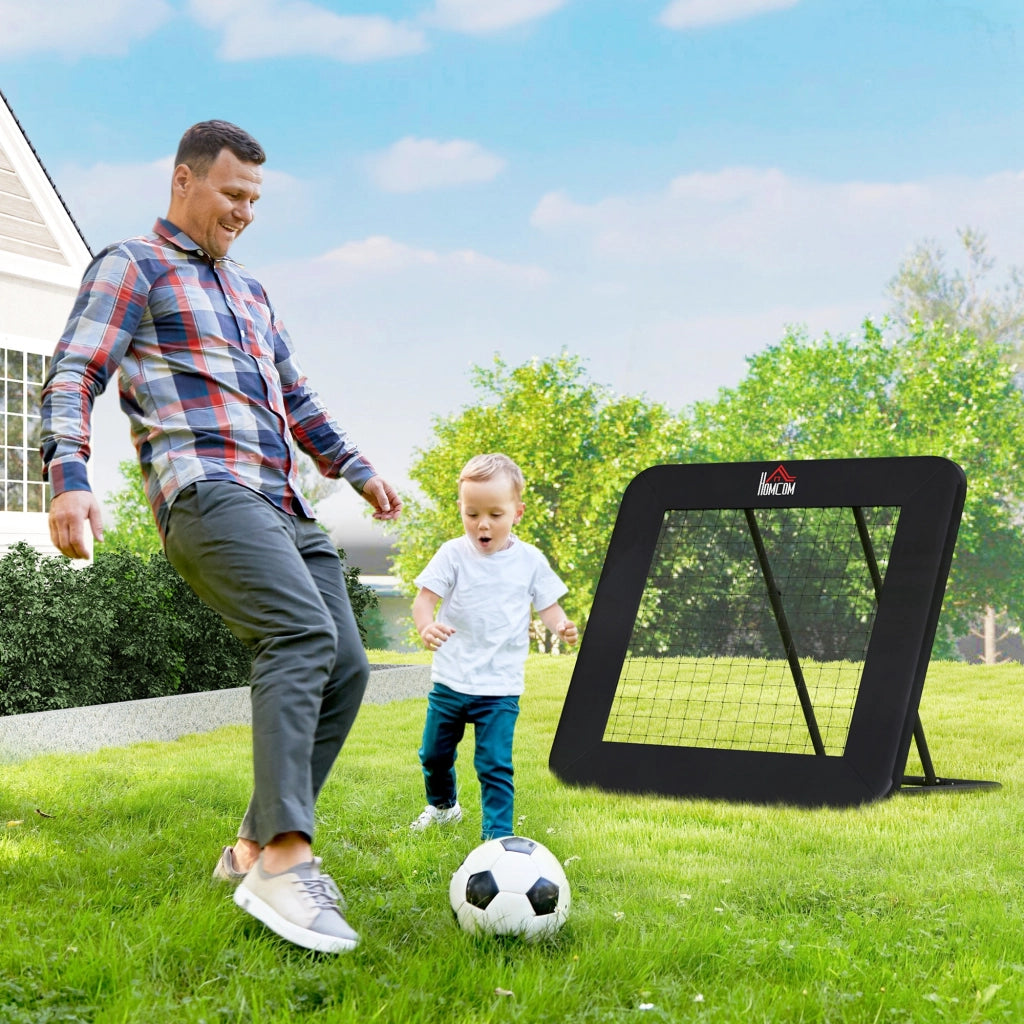 Trampolino Elastico Pieghevole Regolabile ¨C zephmum ¨C Nero 128x118x108 cm