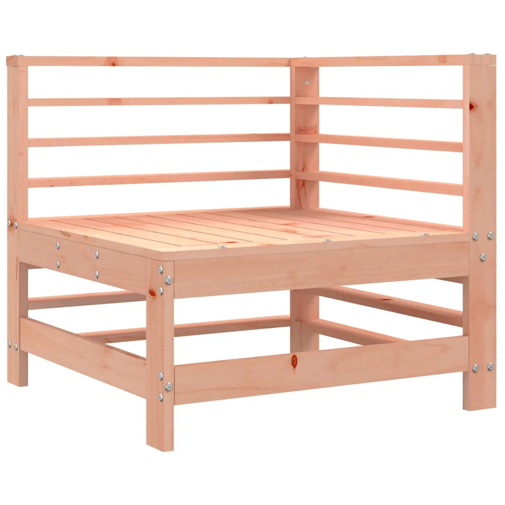 Divano Angolare con Cuscini in Legno Massello di Douglas 825658