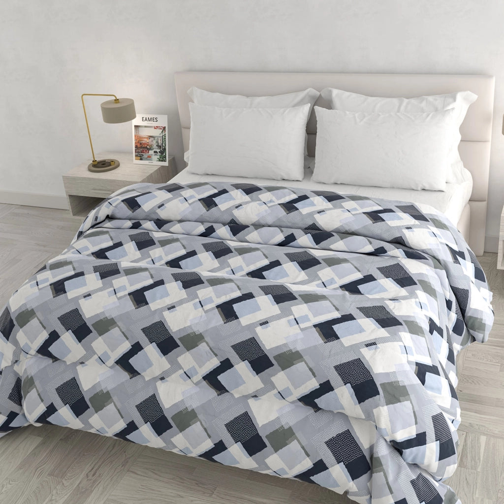 Trapunta Invernale Infinity Matrimoniale 260x260 cm in Poliestere Block