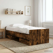 Struttura del letto Rovere Fumo Legno ingegnerizzato 3429511