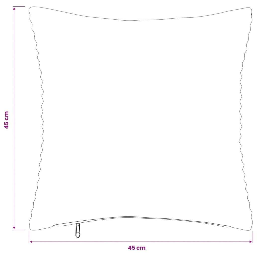 Federa 2 pcs HEERLEN Antracite 45 x 45 cm corduroy 910405