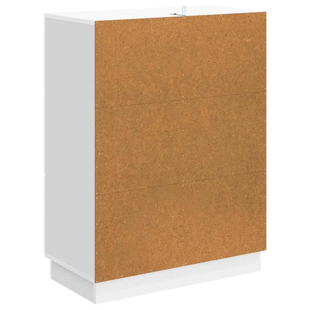 Credenza Bianco Lucido 66 x 34,5 x 87 cm Legno ingegnerizzato 895319