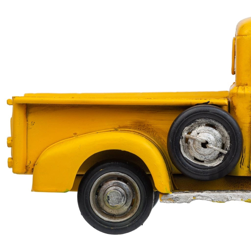 Furgone in metallo giallo 28x12x12h