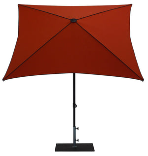 Ombrellone da Giardino 2x2 m Palo Ø38 mm in Alluminio Tessuto Dralon Acrilico Border Terracotta