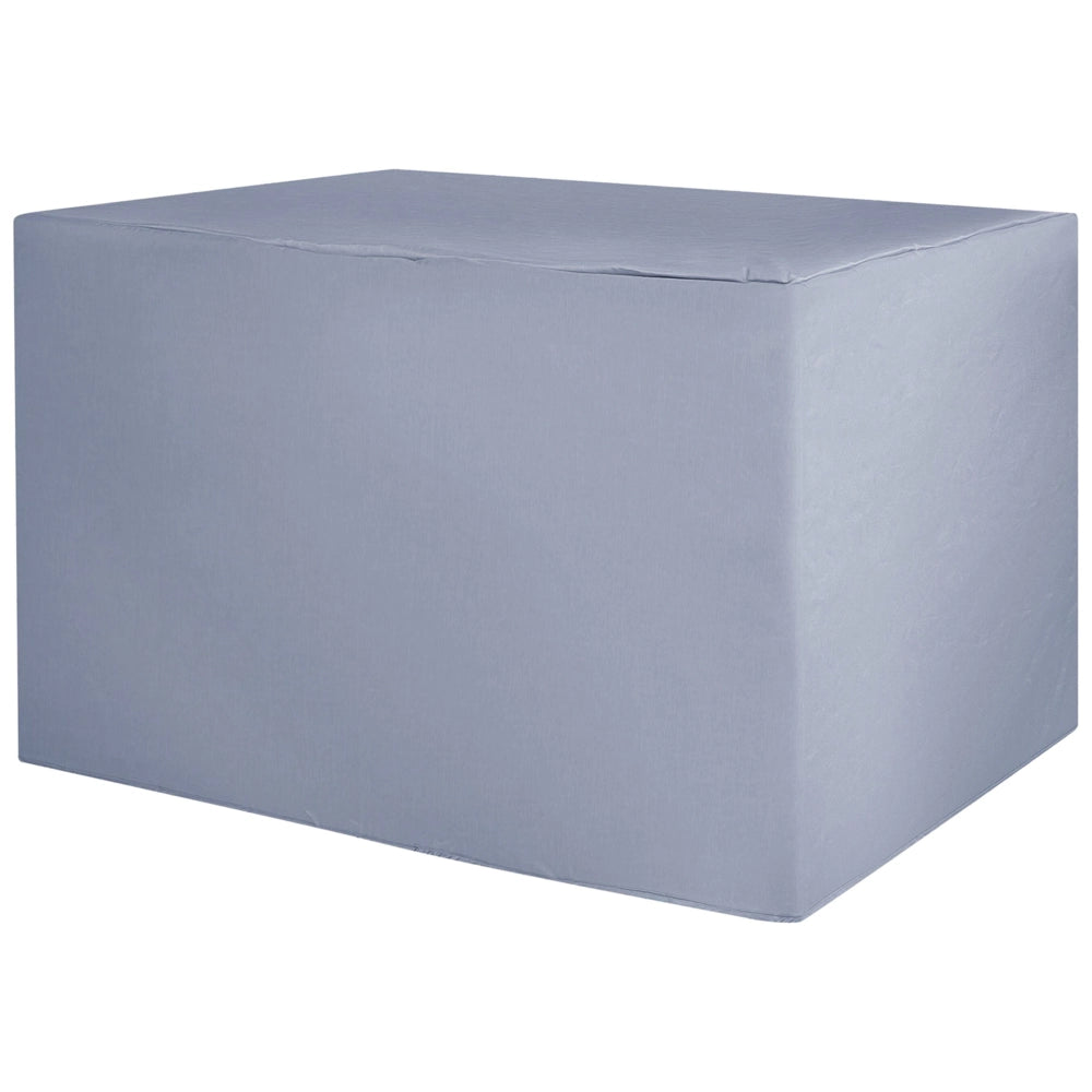 Copertura per mobili da giardino Copertura antipioggia in poliestere PVC grigio 200 x 185 x 75 cm