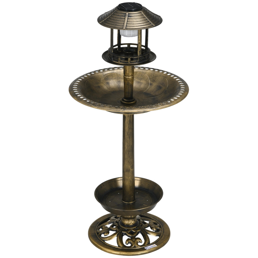 Vasca per uccelli casa per uccelli ¨C zephmum ¨C bronzo 50x50x110 cm