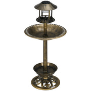 Vasca per uccelli casa per uccelli ¨C zephmum ¨C bronzo 50x50x110 cm