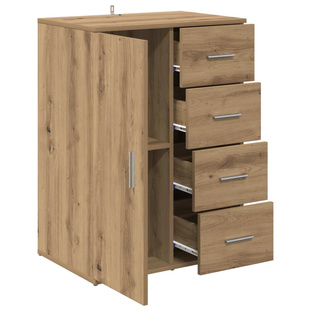 Credenza Rovere artigianale 59 x 39 x 80 cm Legno multistrato