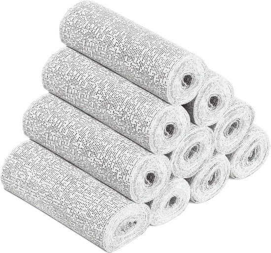 Kit di fasciatura per hobby e modellismo - Idoneo per la pelle - Set di 10 rotoli - 3 m x 15 cm.