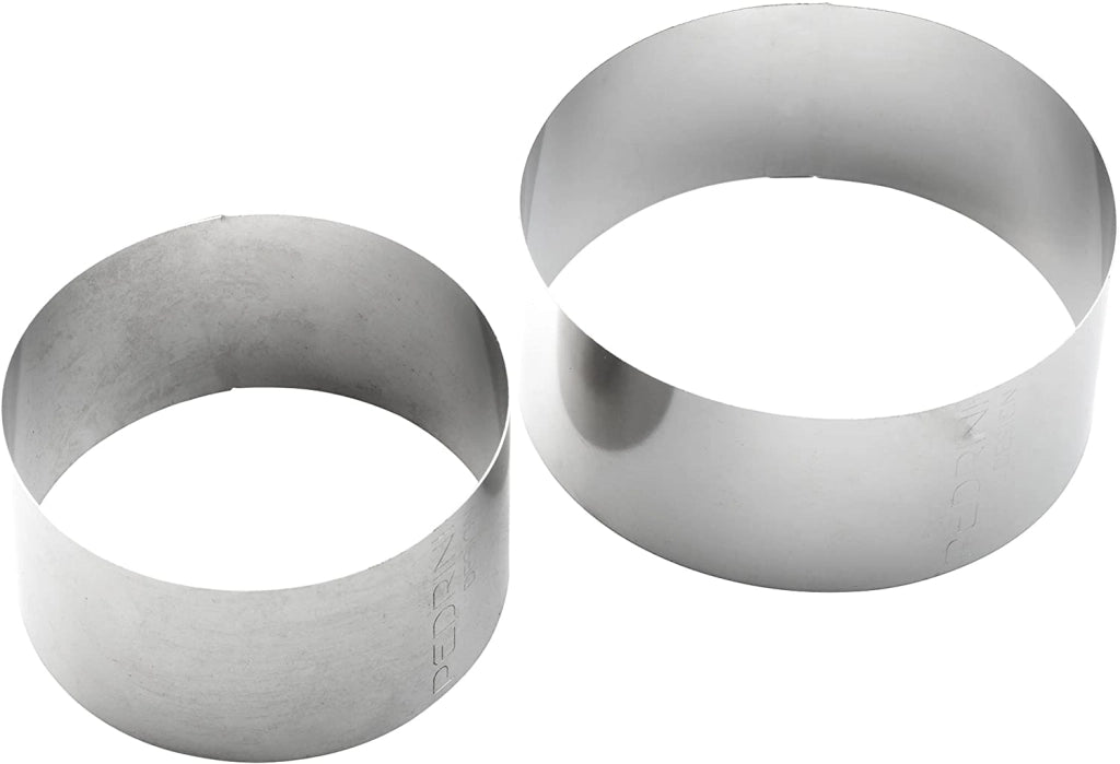 PEDRINI COPPIA DI  COPPAPASTA IN ACCIAIO INOX DA 8 E 9,5 CM