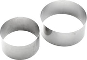 PEDRINI COPPIA DI  COPPAPASTA IN ACCIAIO INOX DA 8 E 9,5 CM