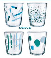 Set 4 Bicchieri da Tavola Acqua Vino Mood Aura 315 ml Cerve
