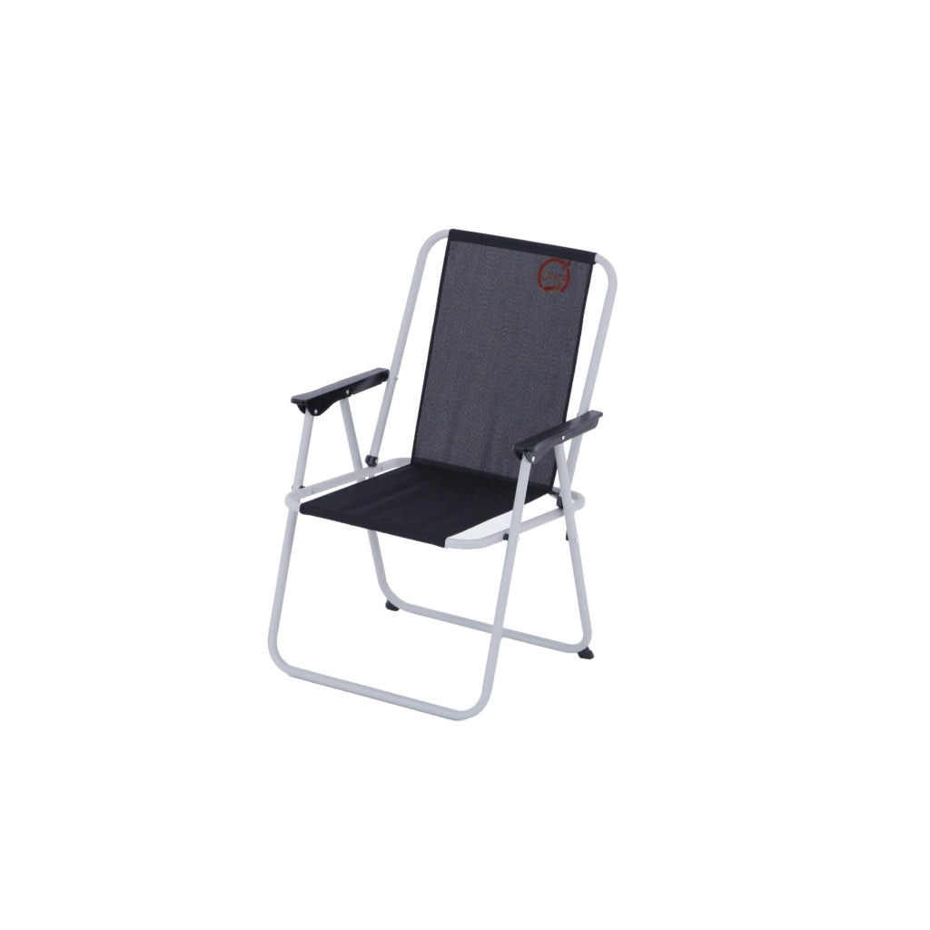 Sedia da campeggio pieghevole Piccolo - O'Camp - Nero - Dimensioni : 57 x 55 x 80 cm