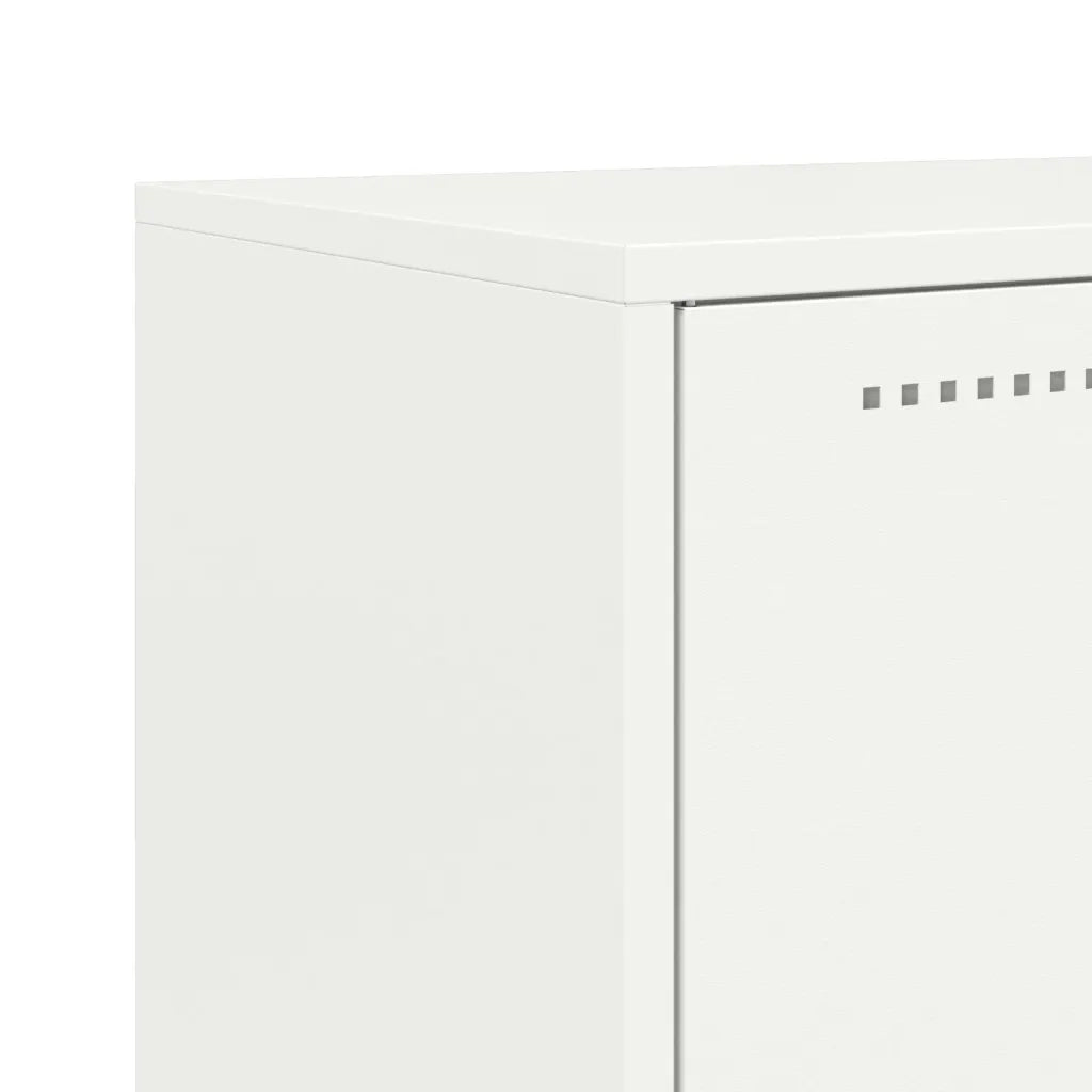 Credenza | Madia | Buffet da pranzo | Armadio da pranzo Bianca 68,5x38,5x107 cm in Acciaio