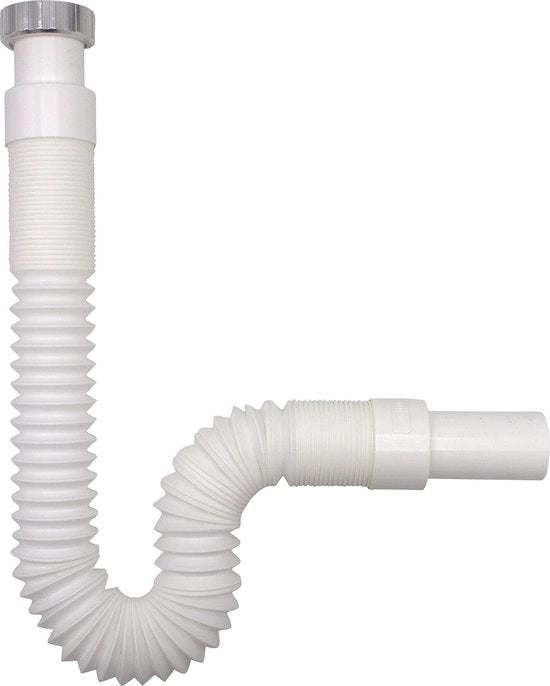 Sifon/geurvanger per lavandino, diametro 1 1/4 pollici x 32 mm, idoneo per lavabi, estensione da 320 a 880 mm