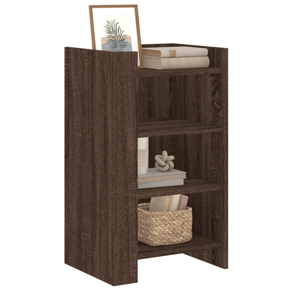 Credenza Rovere Marrone 45x35x75 cm in Legno Multistrato 848387