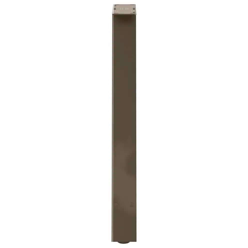 Gambe per tavolo da pranzo a forma di A 2 pz 60x(72-73) cm in acciaio