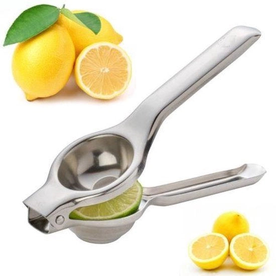 Citruspresse a Mano 
Confezione da 1
Material: RVS
Dimensioni: 9 x 5 x 5 cm
Peso: 0,2 kg
Colore: Zinco
Manuale