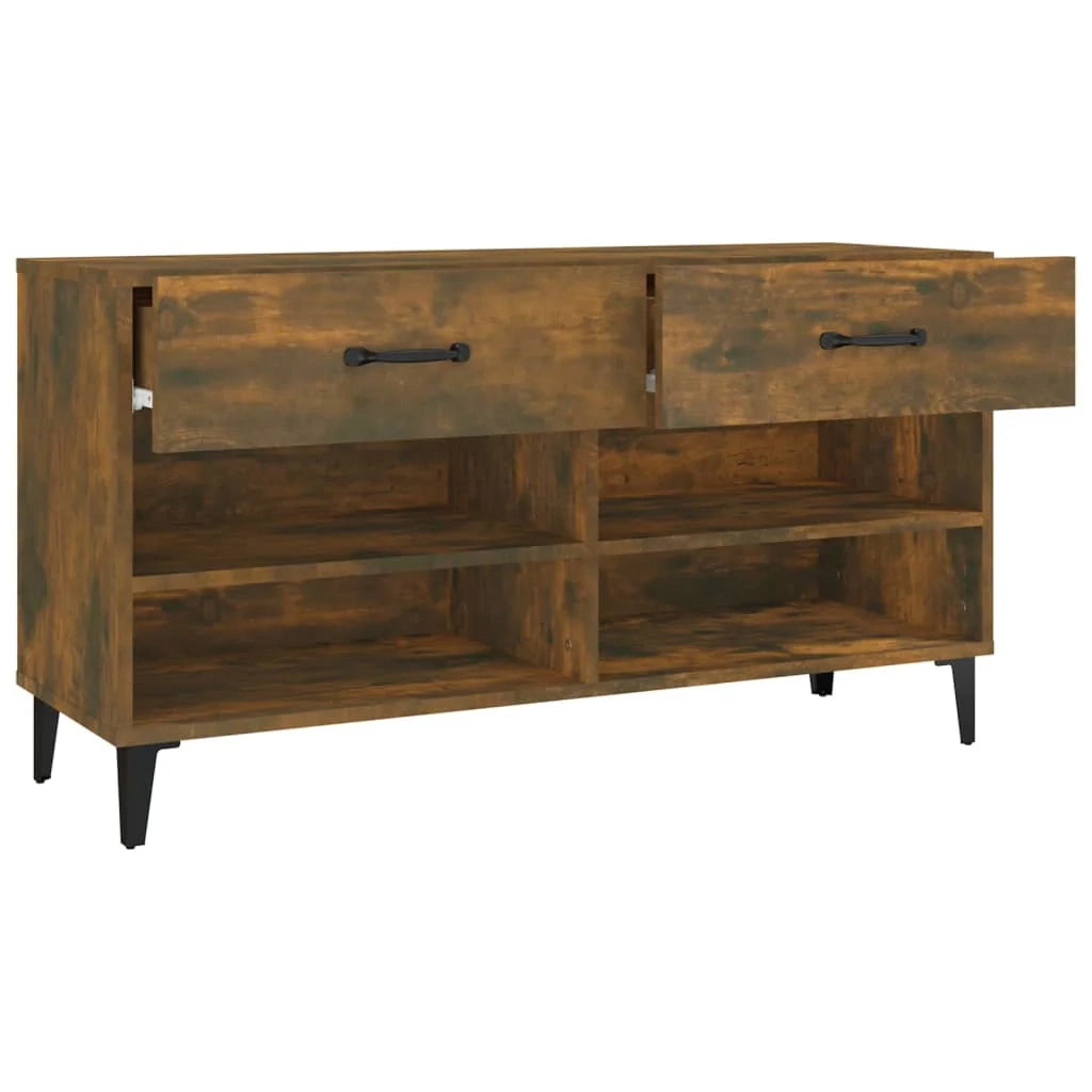 Scarpiera 102 x 35 x 55 cm in legno ingegnerizzato marrone 02_0043378