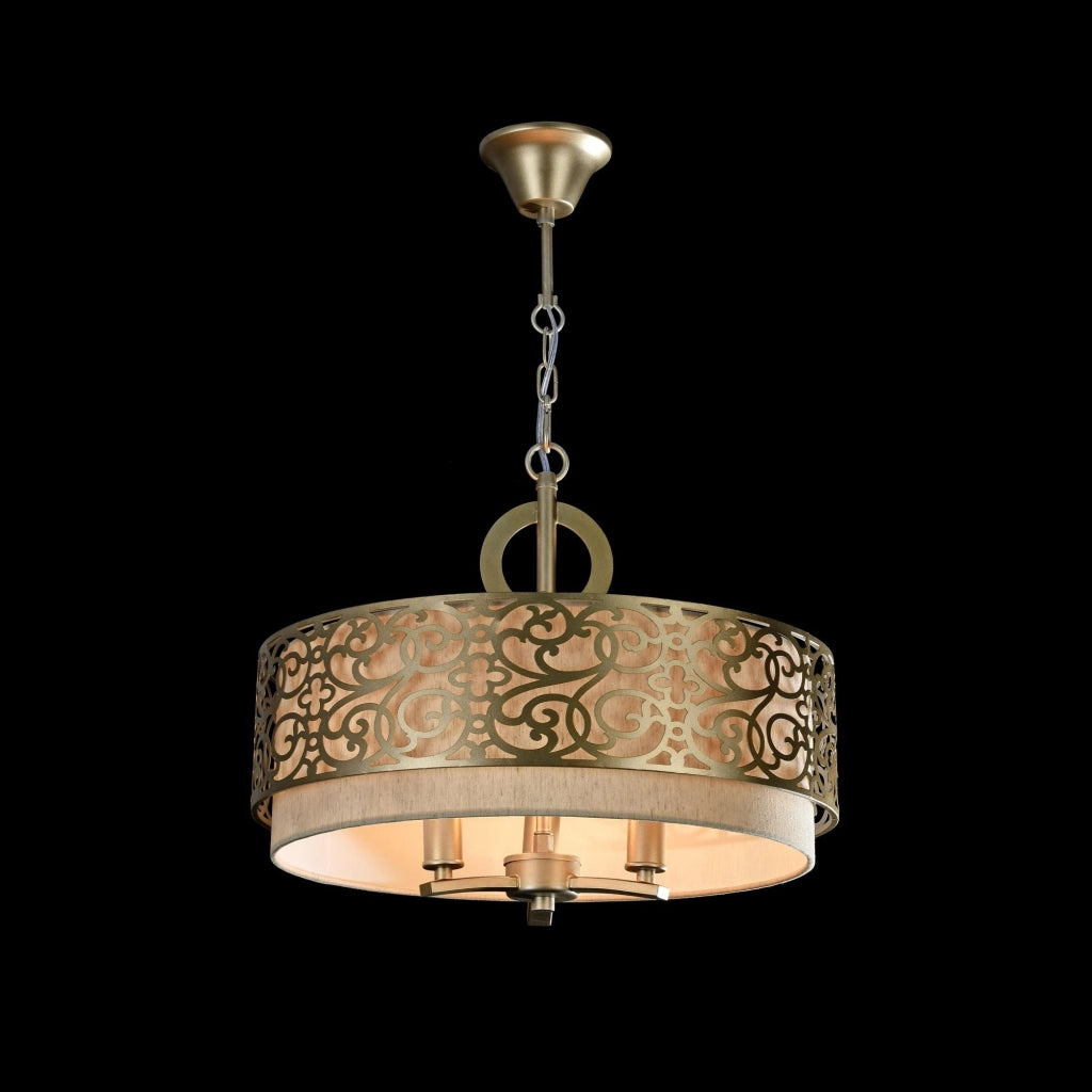 Lampada pendente House in Metallo Venera Ottone