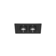 Mini Oxo Faretto LED da Incasso Orientabile Rettangolare 12W 42º con Tecnologia Switch 2700K/3200K/4000K Finitura Nero Opaco Modello RECT 2
