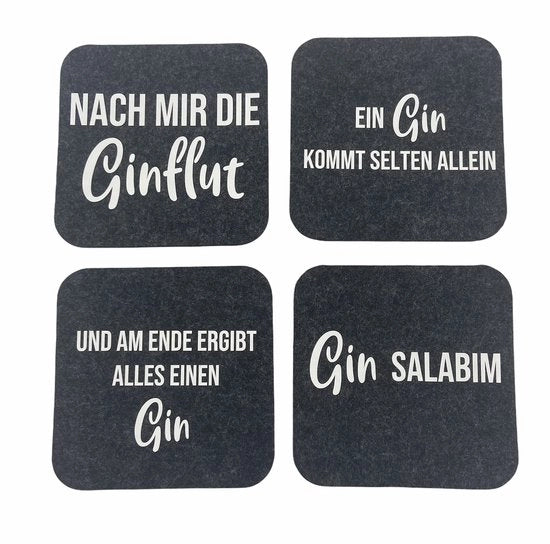 Set di sottopiani in velluto, gin con incantesimi, sottopiani, bicchieri, sottopiani per bicchieri, set di sottopiani in velluto per bicchieri, sottopiani per bicchieri, sottopiani, velluto