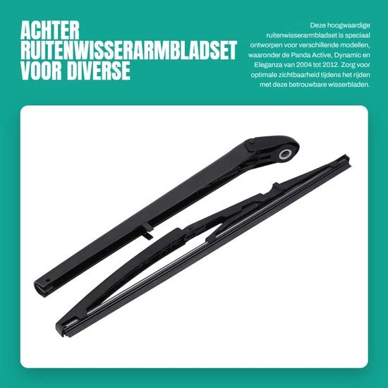 Set di lamelle per raccogliacqua posteriori - 100% nuovo - 1 set - Lunghezza del braccio 30 cm - Lunghezza della lamella 34,5 cm - Materiale: gomma/polimero plastica/ferro di carbonio