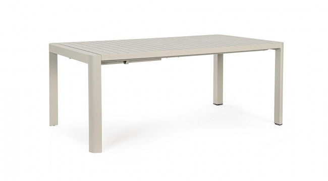 Tavolo Allungabile Alluminio Bianco Moderno da Esterno - HIDDEN