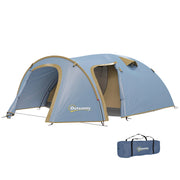 Tenda da campeggio 4 persone ¨C zephmum ¨C blu 345x240x130 cm