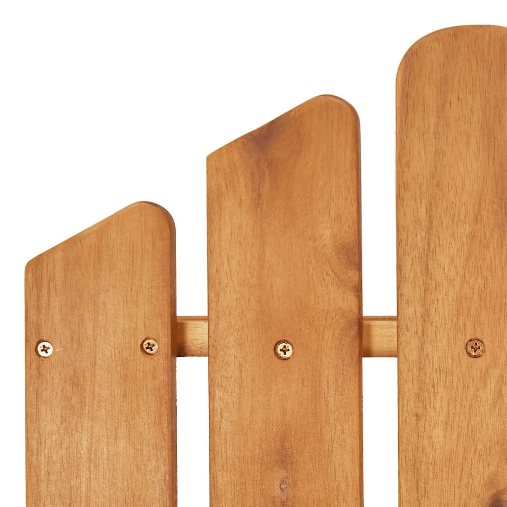 Sedie Giardino Adirondack Poggiapiedi 2 pz | Sedie da Esterno Legno Massello Acacia