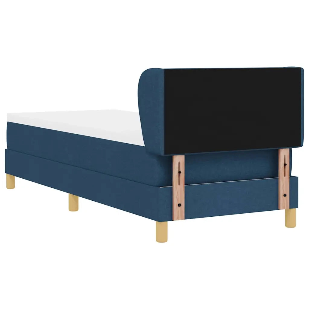 Letto a molle con materasso Blu 80 x 200 cm Tessuto 3340247