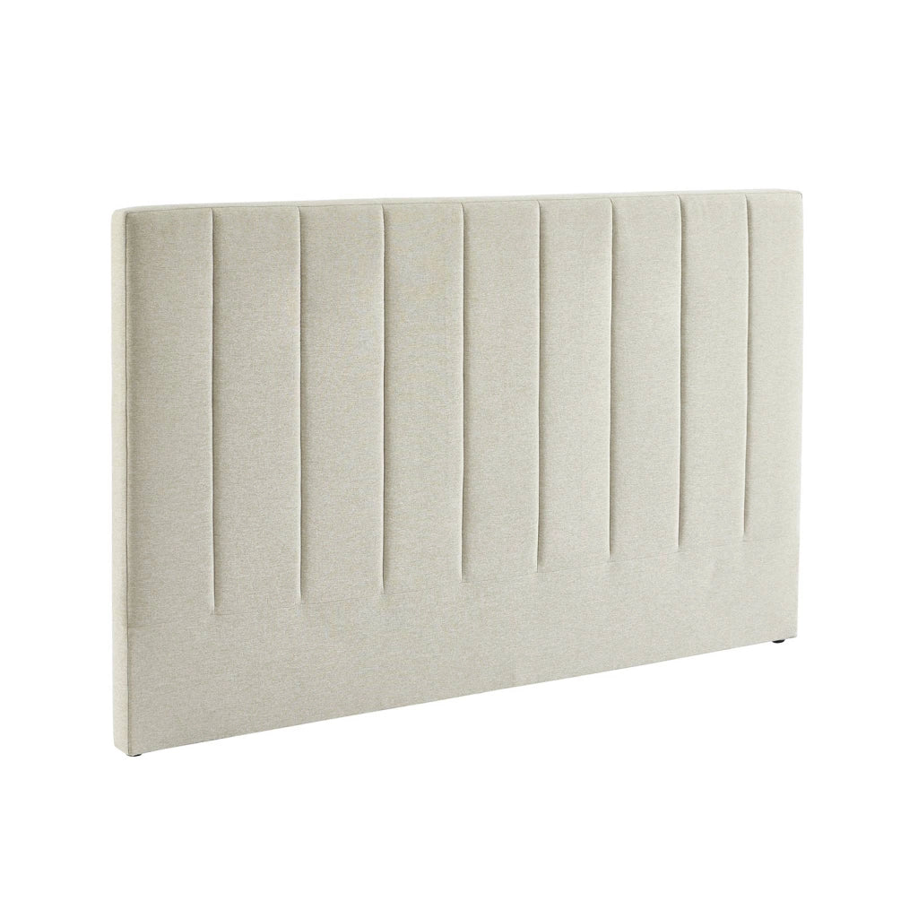 Testata del letto rivestimento tessuto 170cm, beige