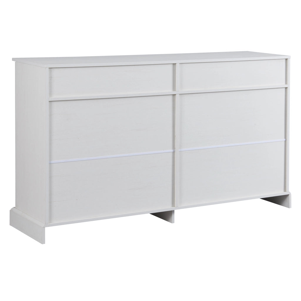 Credenza con 4 ante; 2 cassetti e ripiani regolabili per soggiorno 150×40×86 cm bianco antico