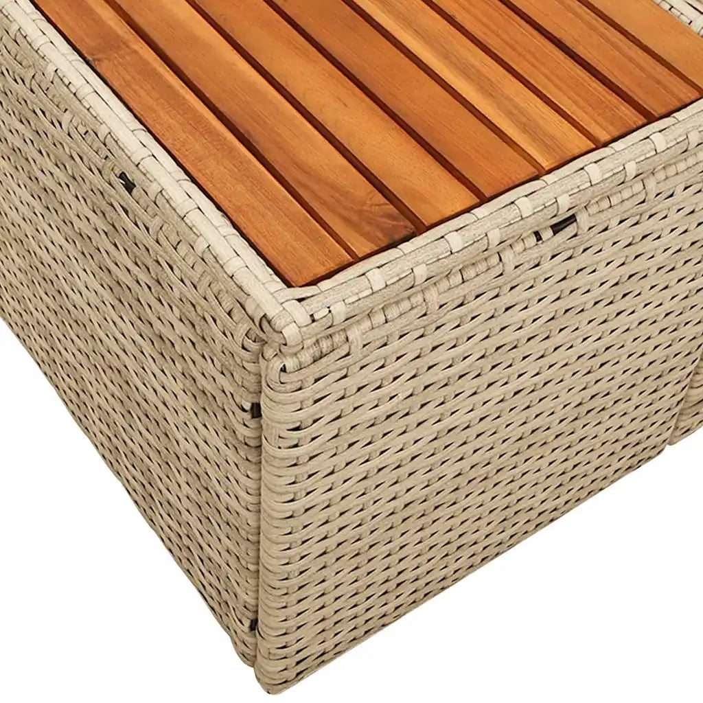 Divano da giardino-Sofa da Giardino-Divano da esterno Beige 184 x 62 x 85cm polyrattan 592455