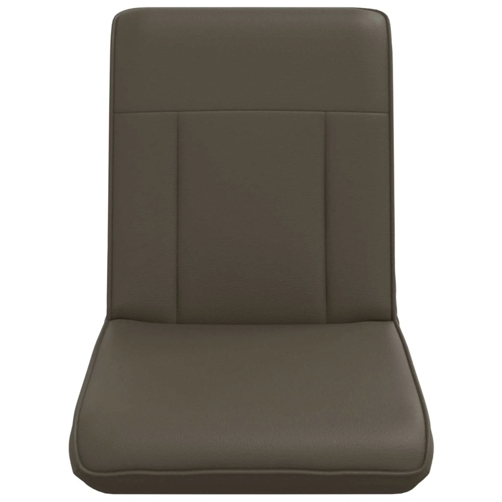 Sedia da Pavimento Grigio 50 x 73 x 60 cm Pelle Sintetica 42028160
