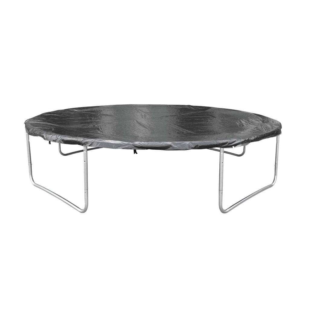 Trampolino 370cm con rete interna e pacchetto accessori, grigio