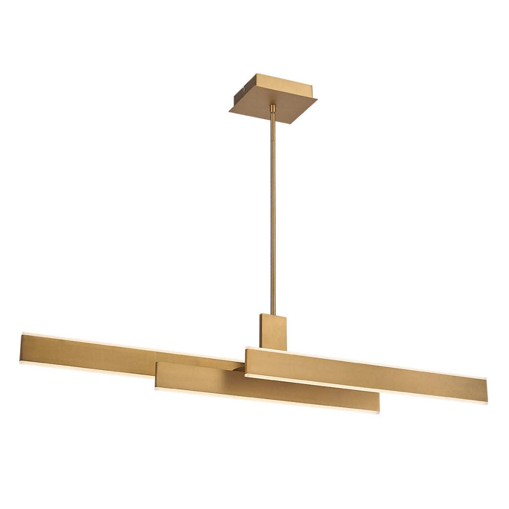 Lampada sospesa moderna oro 114 cm LED 74W Cameno Quintiesse