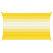 Vela Parasole | Telo Ombra | Vela da ombra solare Giallo e Bianco 7 x 4 m