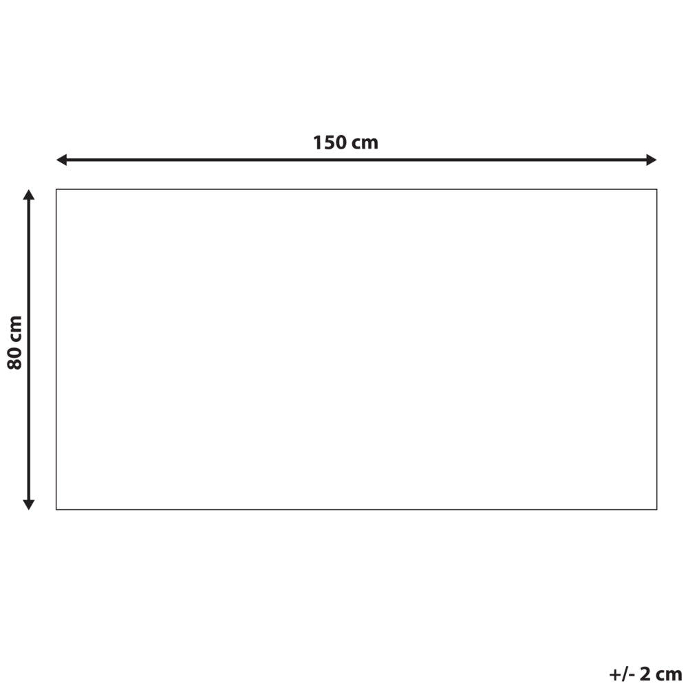 Tappeto in lana multicolore con motivo foglie 80 x 150 cm stile boho rustico camera da letto soggiorno