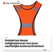 Vest di Sicurezza per Bambini con Alta Visibilità - Vest di Sicurezza con Tasche - Accessori per Bicicletta - Attrezzatura per Sport All'Aperto - Corsa Notturna - Vest Riflettente