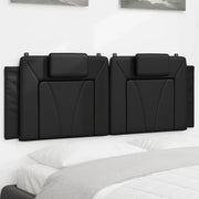 Cuscino Testiera Viana Nero 120 cm in Similpelle 374781