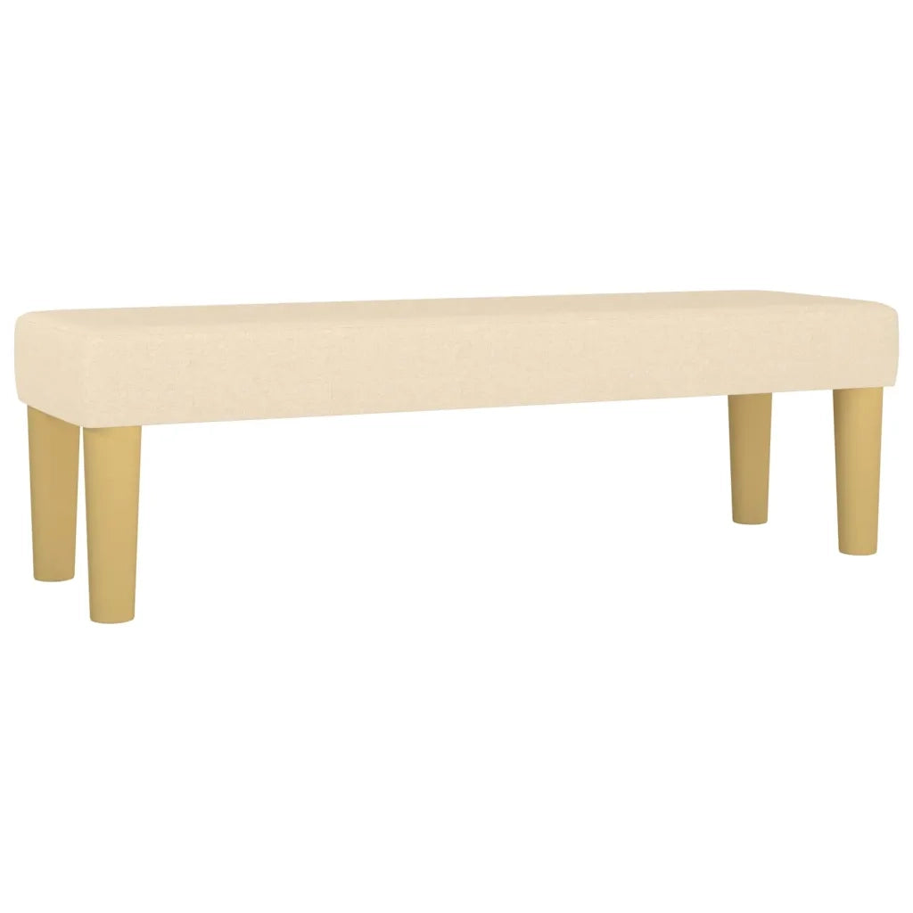 Giroletto a Molle con Materasso Crema 180x200 cm in Tessuto 3137338