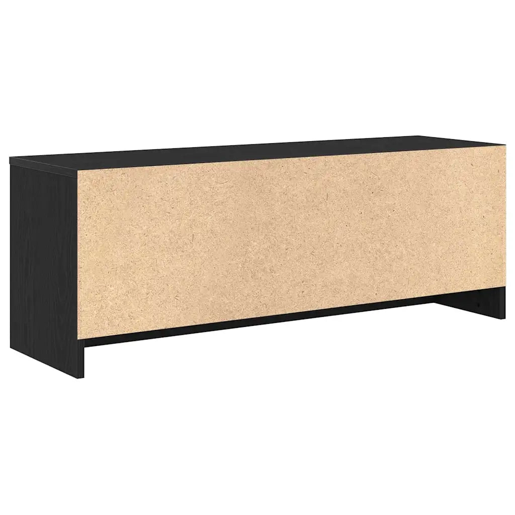 Mobile TV | Armadietto TV | Mobile Porta TV Rovere Nero 102x30x37,5 cm Legno Multistrato