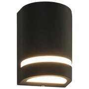 Lampade da Parete da Esterno 2 pz 35 W Nere Semicircolari CFW5247951