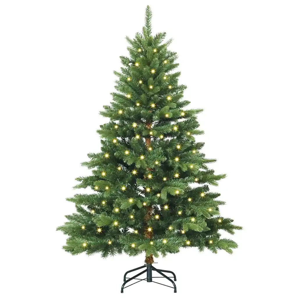 Albero di Natale artificiale con 150 LED Verde 150 cm PE e PVC 3397532