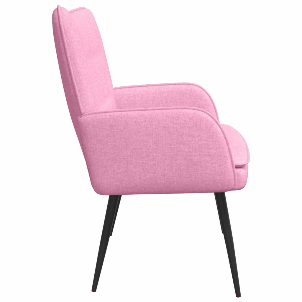 Divano a 2 Posti Rosa 115 x 61 x 87 cm Tessuto