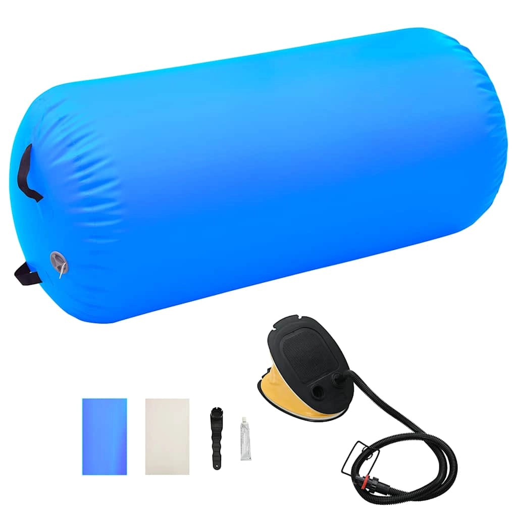 Rotolo da Ginnastica Gonfiabile con Pompa 120x90 cm in PVC Blucod mxl 79488